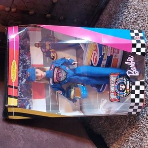 New Vintage 1998 Collector's Edition 50th Anniversary Nascar Barbie